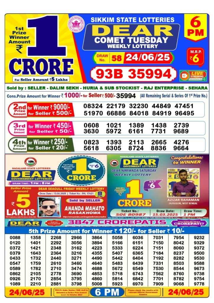 Dear-Lottery-Result-24-Tarikh